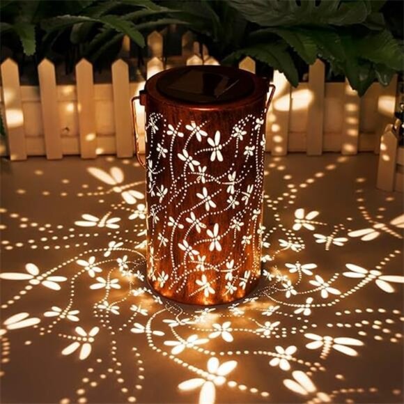 Birthday Gifts for Women,Solar Lanterns Outdoor Hanging Lantern Lights - Picture 7 of 7